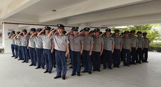 2020润州保安公司校园保安培训圆满成功