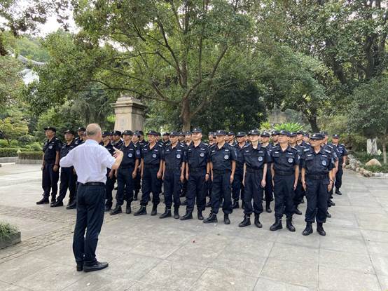 润州保安公司全力协助润州“精美镇江”建设市容秩序管理工作