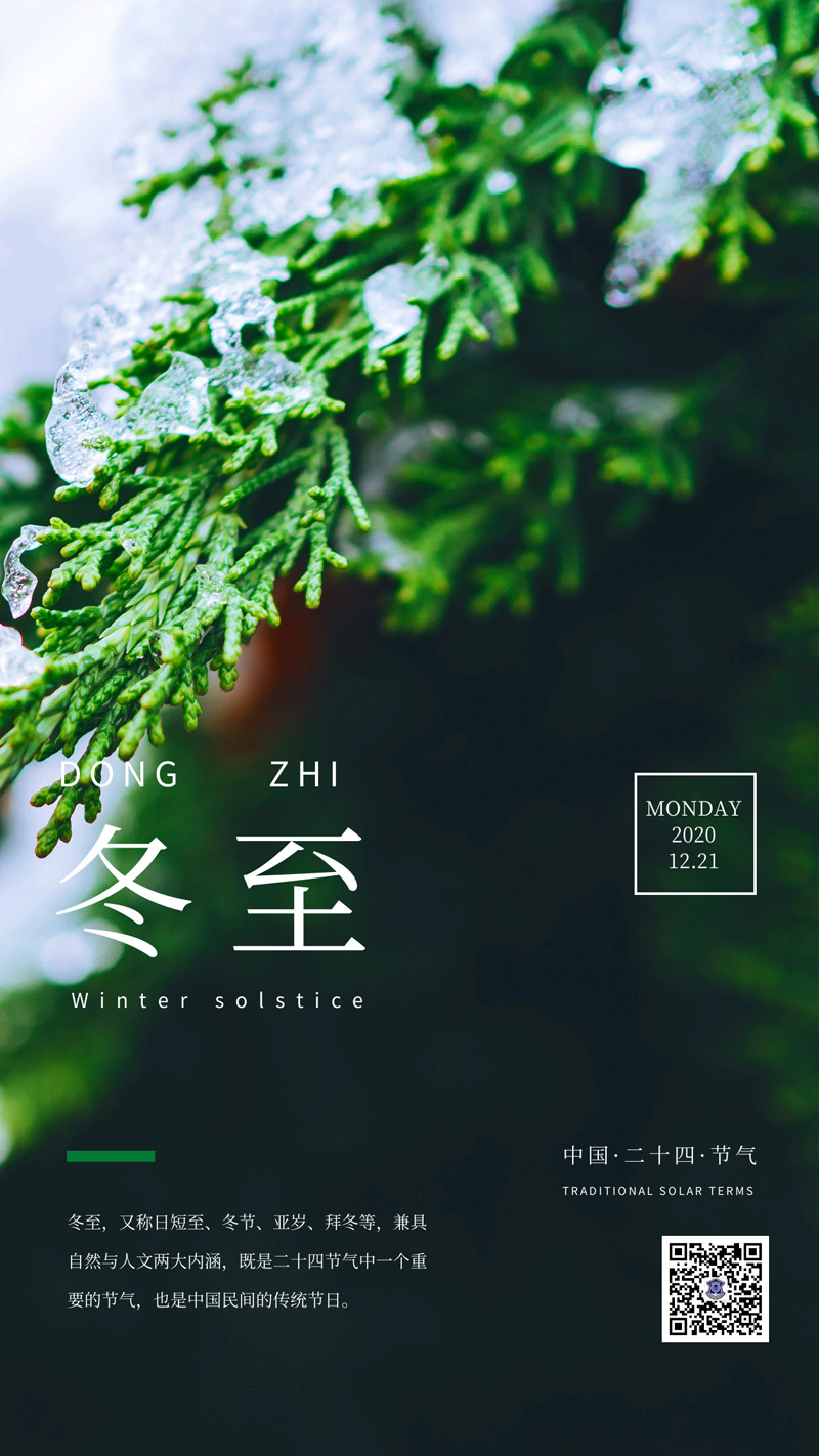 冬至大如年 阳生春又来