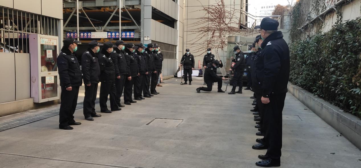 强化保安培训  筑牢安全保障-----润州保安公司组织医院保安开展专项培训